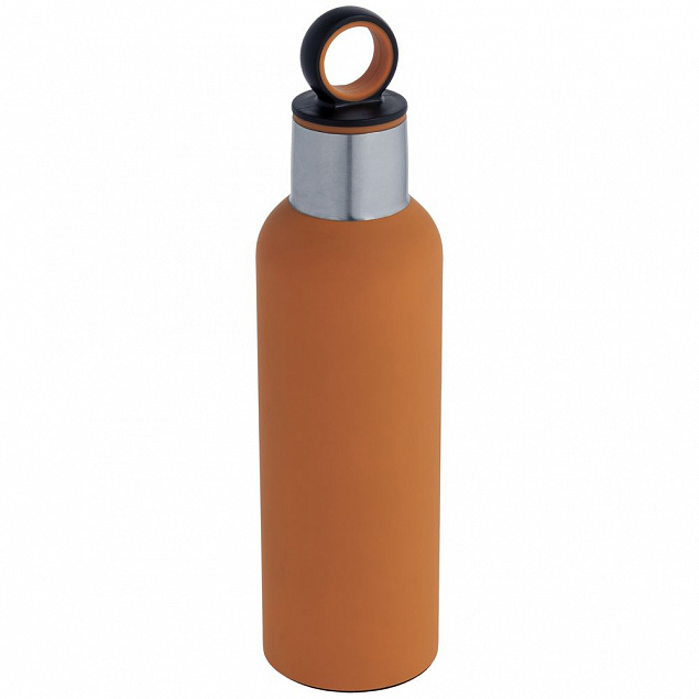 Термобутылка Sherp, оранжевая с логотипом в Самаре заказать по выгодной цене в кибермаркете AvroraStore