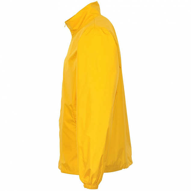 Ветровка Unit Kivach, желтая с логотипом в Самаре заказать по выгодной цене в кибермаркете AvroraStore
