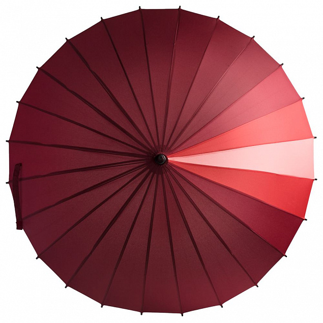 Зонт-трость «Спектр»,красный с логотипом в Самаре заказать по выгодной цене в кибермаркете AvroraStore