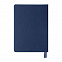 Ежедневник недатированный Softie, А5, темно-синий, блок в клетку, темно-синий обрез с логотипом в Самаре заказать по выгодной цене в кибермаркете AvroraStore