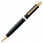 Ручка шариковая Razzo Gold, черная с логотипом в Самаре заказать по выгодной цене в кибермаркете AvroraStore