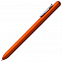 Ручка шариковая Slider Silver, оранжевая с логотипом в Самаре заказать по выгодной цене в кибермаркете AvroraStore
