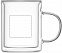Сублимационная кружка с двойным с логотипом в Самаре заказать по выгодной цене в кибермаркете AvroraStore