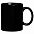 Кружка Promo, черная с логотипом в Самаре заказать по выгодной цене в кибермаркете AvroraStore