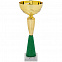 Кубок Kudos, большой, зеленый с логотипом в Самаре заказать по выгодной цене в кибермаркете AvroraStore