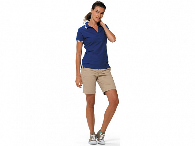 Рубашка поло "Erie" женская с логотипом в Самаре заказать по выгодной цене в кибермаркете AvroraStore