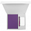 Набор Flex Shall Recharge, фиолетовый с логотипом в Самаре заказать по выгодной цене в кибермаркете AvroraStore