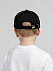 Бейсболка детская Capture Kids, черная с логотипом в Самаре заказать по выгодной цене в кибермаркете AvroraStore