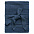 Плед Pleat, синий с логотипом в Самаре заказать по выгодной цене в кибермаркете AvroraStore