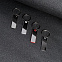Брелок TONER STICK; 5,28 x 1,6 x 0,42 см; черный; металл/пластик; лазерная гравировка с логотипом в Самаре заказать по выгодной цене в кибермаркете AvroraStore