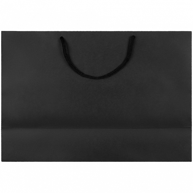 Пакет бумажный Bicolor, белый с черным с логотипом в Самаре заказать по выгодной цене в кибермаркете AvroraStore