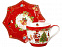 Чайная пара «Санта Клаус» с логотипом в Самаре заказать по выгодной цене в кибермаркете AvroraStore