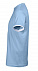 Футболка мужская с контрастной отделкой MADISON 170, голубой/белый с логотипом в Самаре заказать по выгодной цене в кибермаркете AvroraStore