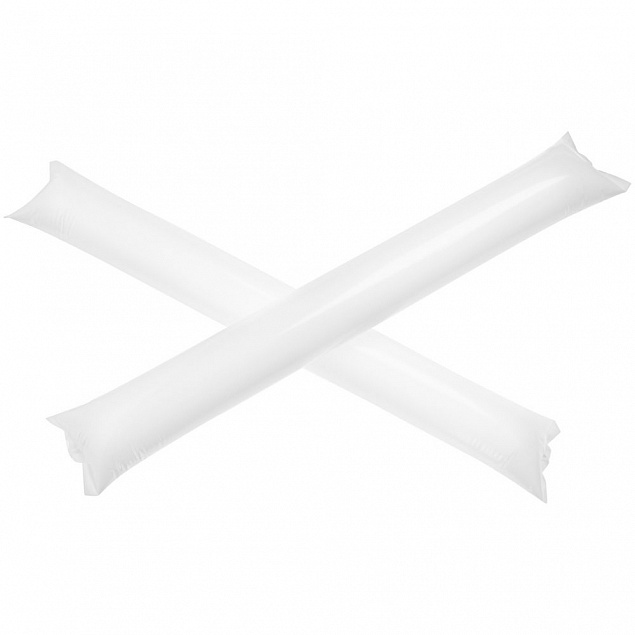 Палки-стучалки для болельщиков «Пошумим», белые с логотипом в Самаре заказать по выгодной цене в кибермаркете AvroraStore