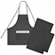 Фартук Settle In, темно-серый с логотипом в Самаре заказать по выгодной цене в кибермаркете AvroraStore