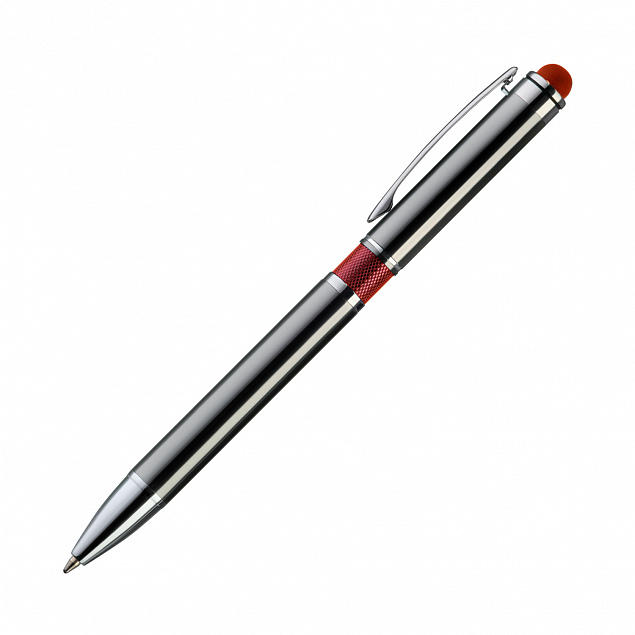 Шариковая ручка iP, красная с логотипом в Самаре заказать по выгодной цене в кибермаркете AvroraStore