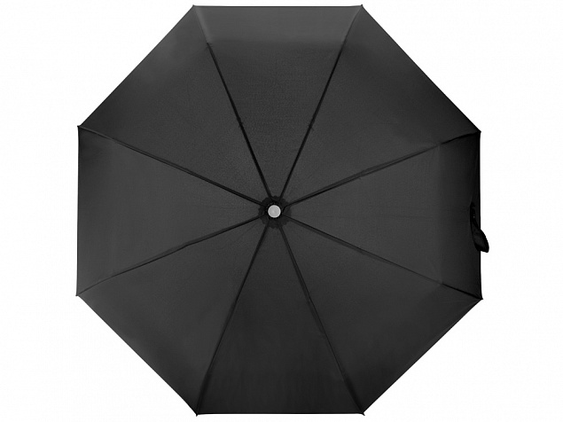 Зонт Леньяно, черный с логотипом в Самаре заказать по выгодной цене в кибермаркете AvroraStore