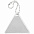 Светоотражатель Spare Care, треугольник, серебристый с логотипом в Самаре заказать по выгодной цене в кибермаркете AvroraStore