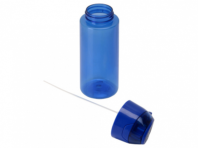 Спортивная бутылка с пульверизатором Spray, 600мл, Waterline, синий с логотипом в Самаре заказать по выгодной цене в кибермаркете AvroraStore