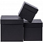 Коробка Cube L, черная с логотипом в Самаре заказать по выгодной цене в кибермаркете AvroraStore