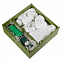 Коробка деревянная, зеленая с логотипом в Самаре заказать по выгодной цене в кибермаркете AvroraStore