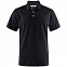 Рубашка поло мужская Sunset, черная с логотипом в Самаре заказать по выгодной цене в кибермаркете AvroraStore