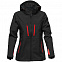 Куртка софтшелл женская Patrol, черная с красным с логотипом в Самаре заказать по выгодной цене в кибермаркете AvroraStore