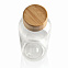 Бутылка для воды из rPET (стандарт GRS) с крышкой из бамбука FSC® с логотипом в Самаре заказать по выгодной цене в кибермаркете AvroraStore