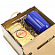 Подарочный набор Ми́тчелл, синий с логотипом в Самаре заказать по выгодной цене в кибермаркете AvroraStore