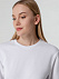 Свитшот унисекс Sublimatism, белый с логотипом в Самаре заказать по выгодной цене в кибермаркете AvroraStore