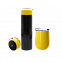 Набор Hot Box Duo CB grey (черный с желтым) с логотипом в Самаре заказать по выгодной цене в кибермаркете AvroraStore