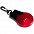 Светоотражатель с подсветкой Watch Out, красный с логотипом в Самаре заказать по выгодной цене в кибермаркете AvroraStore