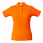Рубашка поло женская SURF LADY, оранжевая с логотипом в Самаре заказать по выгодной цене в кибермаркете AvroraStore