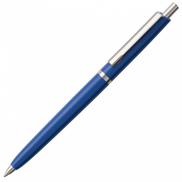 Ручка шариковая Classic, ярко-синяя с логотипом в Самаре заказать по выгодной цене в кибермаркете AvroraStore