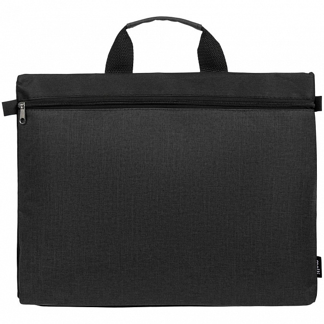 Конференц-сумка Melango, черная с логотипом в Самаре заказать по выгодной цене в кибермаркете AvroraStore