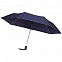 Зонт складной Hit Mini AC, темно-синий с логотипом в Самаре заказать по выгодной цене в кибермаркете AvroraStore
