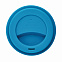 Стакан с крышкой PLA, 350 мл, синий с логотипом в Самаре заказать по выгодной цене в кибермаркете AvroraStore