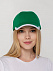 Бейсболка Honor, зеленая с белым кантом с логотипом в Самаре заказать по выгодной цене в кибермаркете AvroraStore