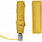 Складной зонт Alu Drop S, 3 сложения, 7 спиц, автомат, желтый (горчичный) с логотипом в Самаре заказать по выгодной цене в кибермаркете AvroraStore