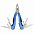 Многофункциональный инструмент Берлин - Синий HH с логотипом в Самаре заказать по выгодной цене в кибермаркете AvroraStore