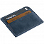 Чехол для карточек Apache, синий с логотипом в Самаре заказать по выгодной цене в кибермаркете AvroraStore