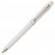 Ручка шариковая Raja Chrome, белая с логотипом в Самаре заказать по выгодной цене в кибермаркете AvroraStore