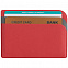 Чехол для карточек Dual, красный с логотипом в Самаре заказать по выгодной цене в кибермаркете AvroraStore