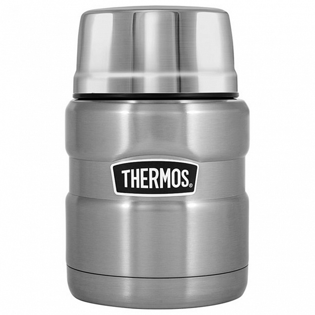 Термос для еды Thermos SK3000, серебристый с логотипом в Самаре заказать по выгодной цене в кибермаркете AvroraStore