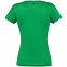 Футболка женская MISS 150, ярко-зеленая с логотипом в Самаре заказать по выгодной цене в кибермаркете AvroraStore