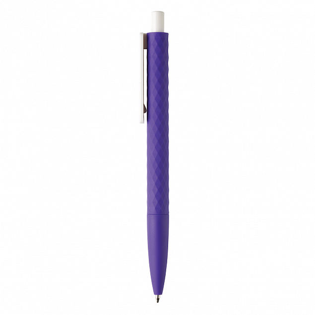 Ручка X3 Smooth Touch, фиолетовый с логотипом в Самаре заказать по выгодной цене в кибермаркете AvroraStore