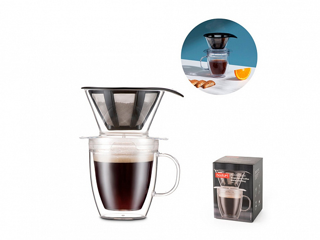 Набор для заваривания кофе «Pour over» с логотипом в Самаре заказать по выгодной цене в кибермаркете AvroraStore