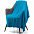 Плед Longview, темно-синий (сапфир) с логотипом в Самаре заказать по выгодной цене в кибермаркете AvroraStore