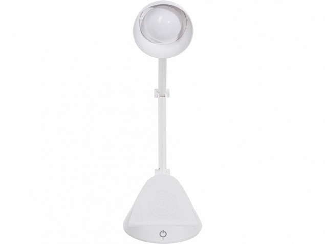 Настольный светильник с функцией беспроводной зарядки «Bendy», 5 Вт с логотипом в Самаре заказать по выгодной цене в кибермаркете AvroraStore
