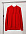 Худи унисекс Vozduh 2.0, красное с логотипом в Самаре заказать по выгодной цене в кибермаркете AvroraStore